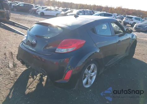 2013 Hyundai Veloster Base W/Gray из США, поврежденный, VIN KMHTC6AD2DU162666